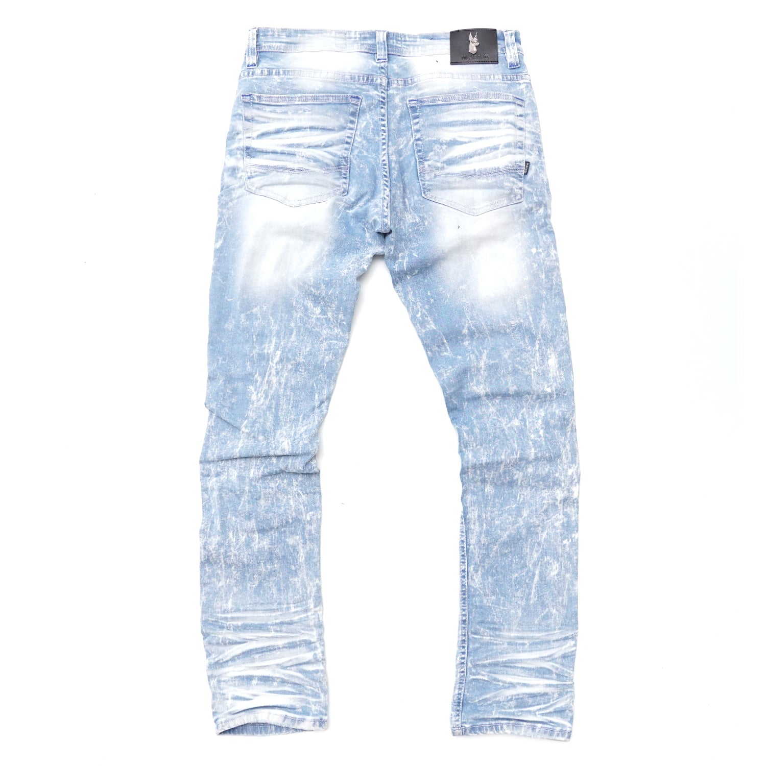 Makobi M1940 Naxos Biker Jeans in Light Wash, view 4