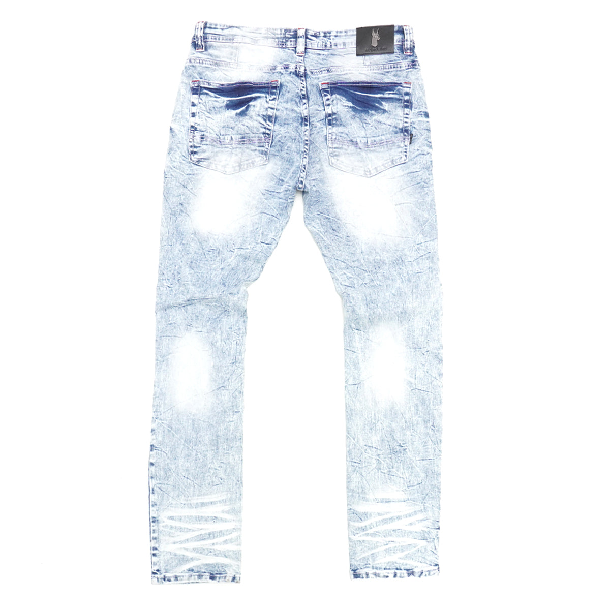 M1944 Pipa Shredded Jeans - Light Wash
