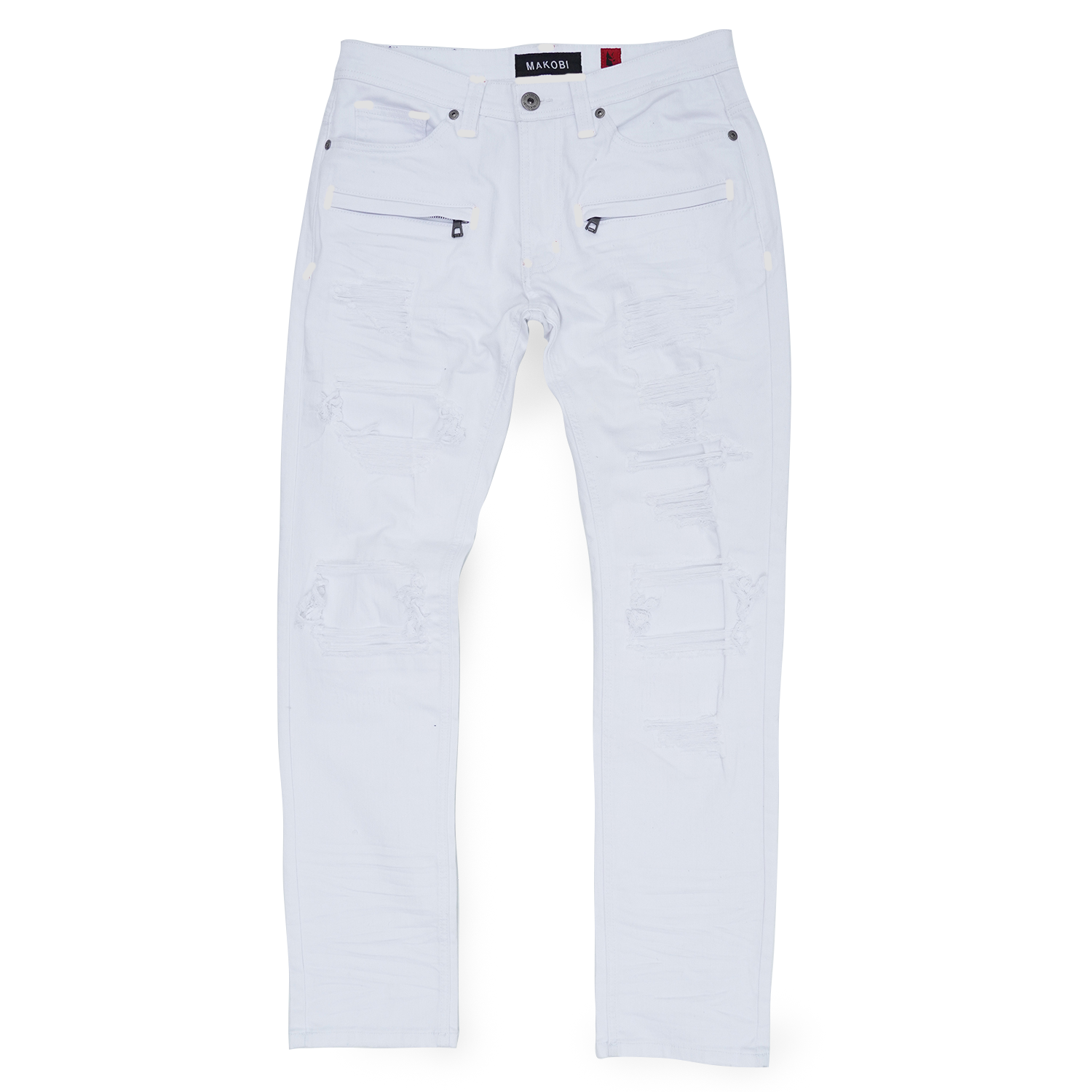 M1944 Pipa Shredded Jeans - White