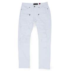 M1944 Pipa Shredded Jeans - White