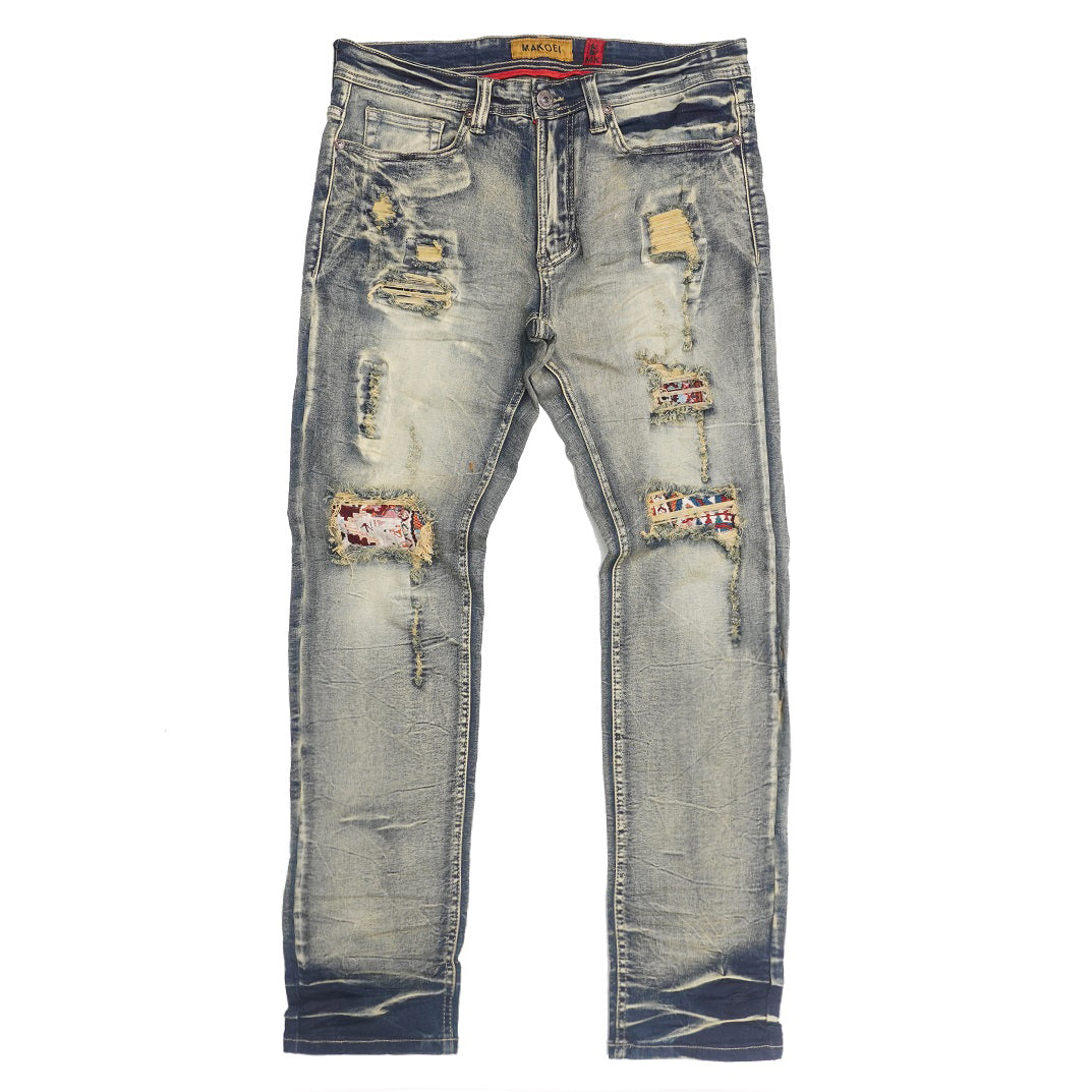 M1949 Gianni sokoto w / Tapestry Underlay - o dọti
