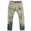 M1952 Makobi Fire Shredded Jeans - Dirt Wash