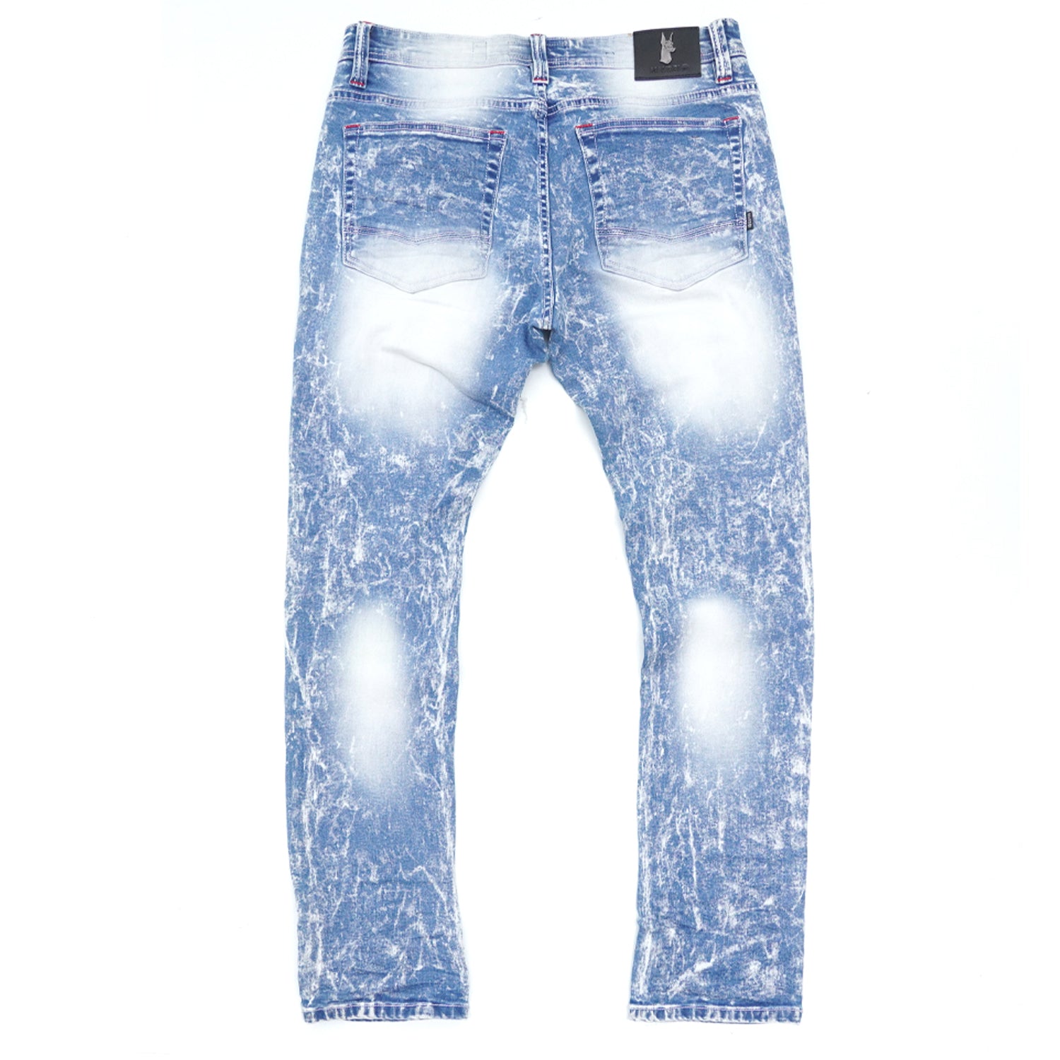 Makobi M1981 Go Gettas Denim Jeans in Light Wash, view 4