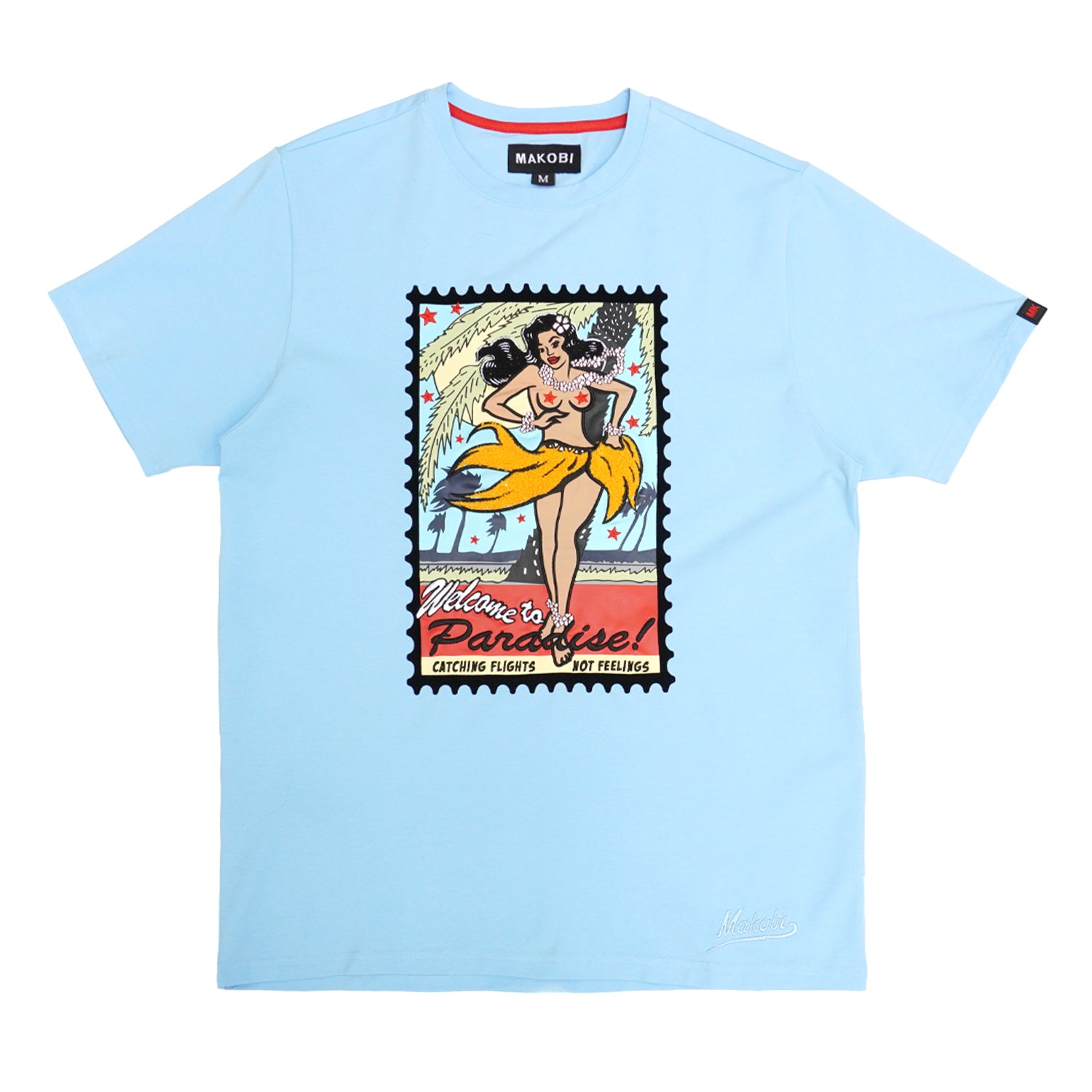 M198 Makobi Paradise Tee - Blue