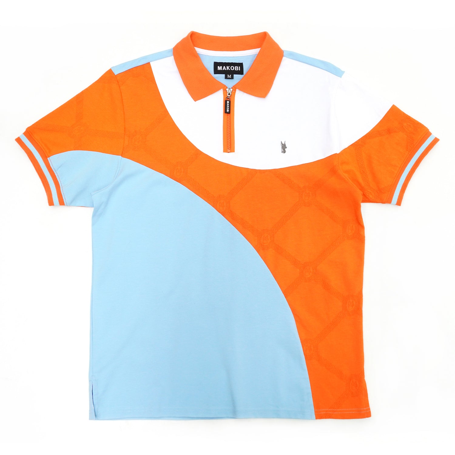 تی شرت پولو مونوگرام M201 - نارنجی