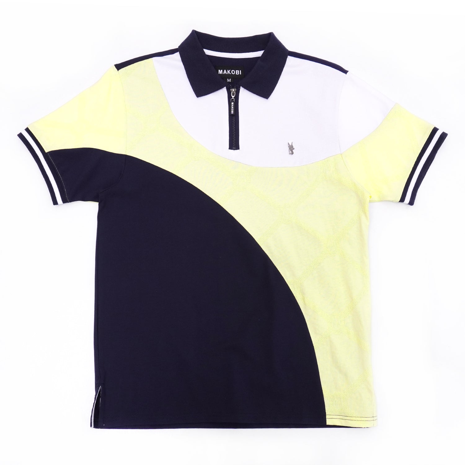 تی شرت پولو مونوگرام M201 - زرد