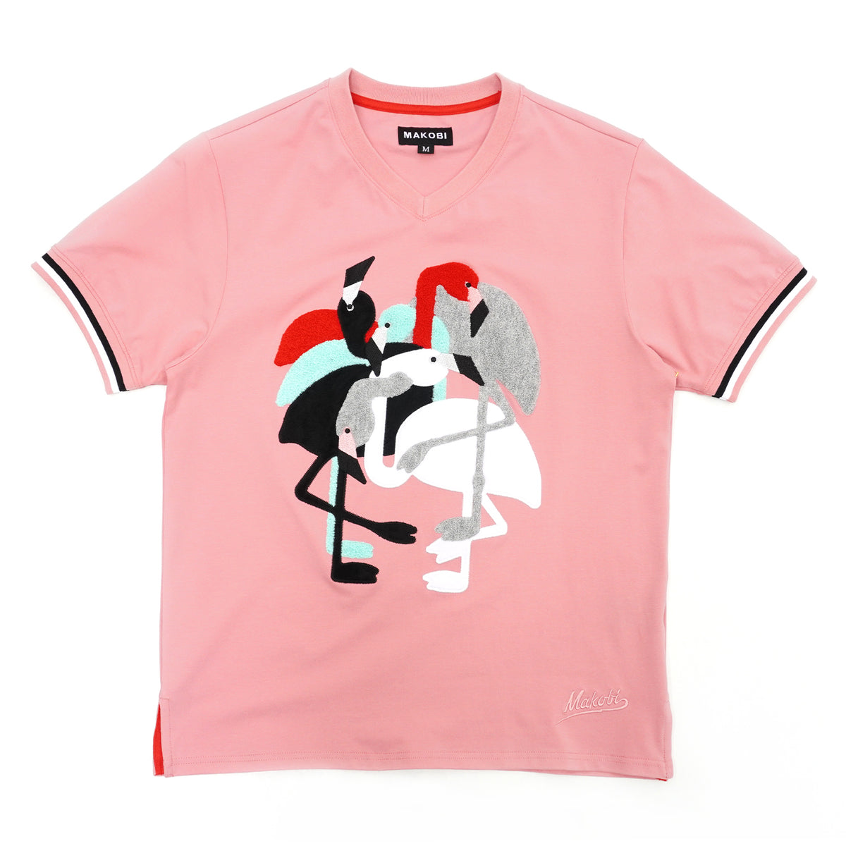 Makobi M219 Flamingo Tee in Salmon