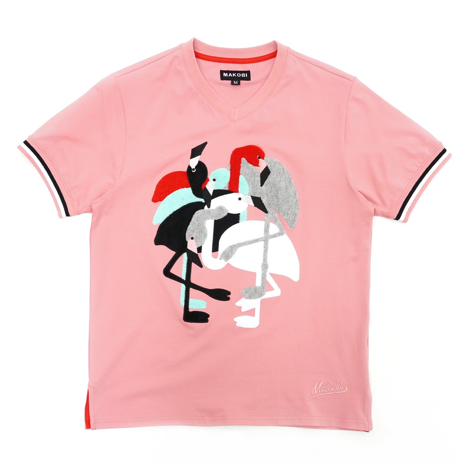 Makobi M219 Flamingo Tee in Salmon