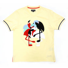 M219 Flamingo Tee - Yellow