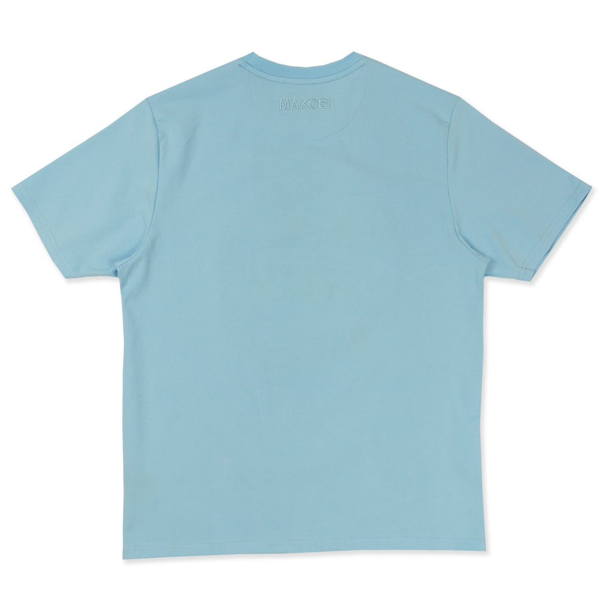 Makobi M227 Trust No One Tee in Light Blue, view 2