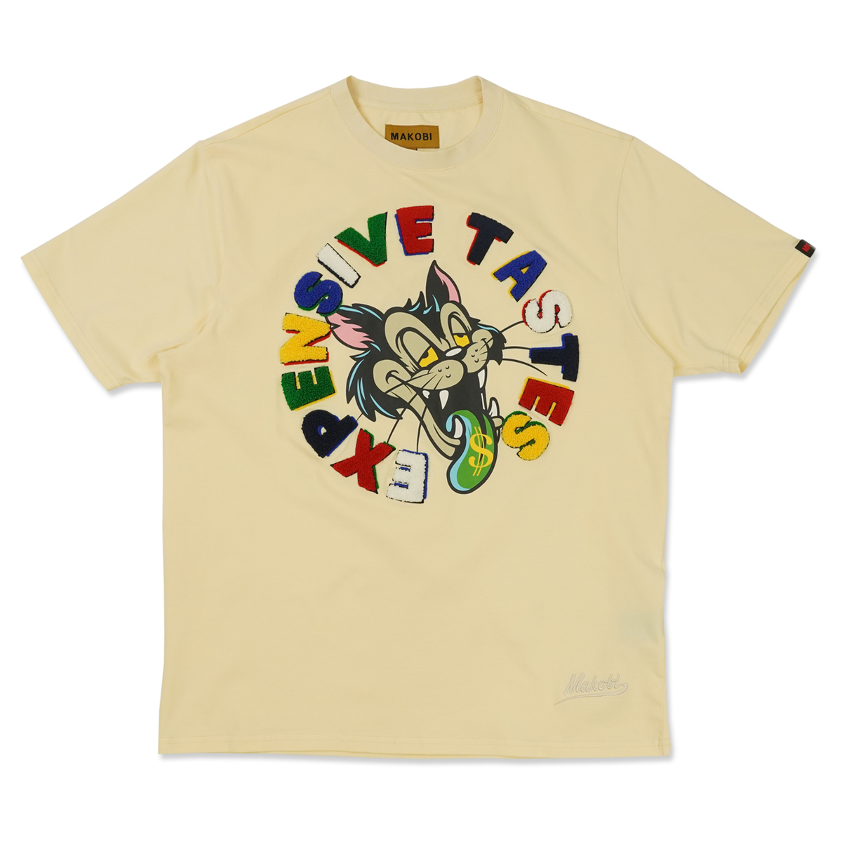 Makobi M256 Makobi Expensive Tee in Natural