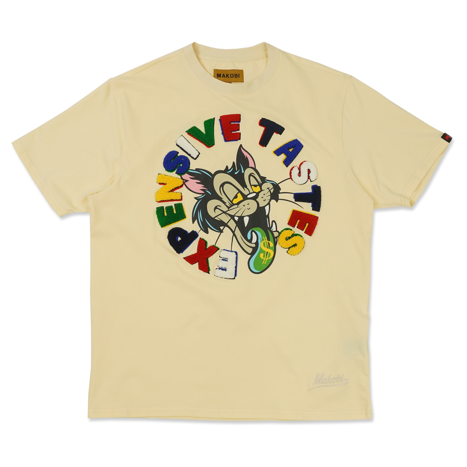 Makobi M256 Makobi Expensive Tee in Natural