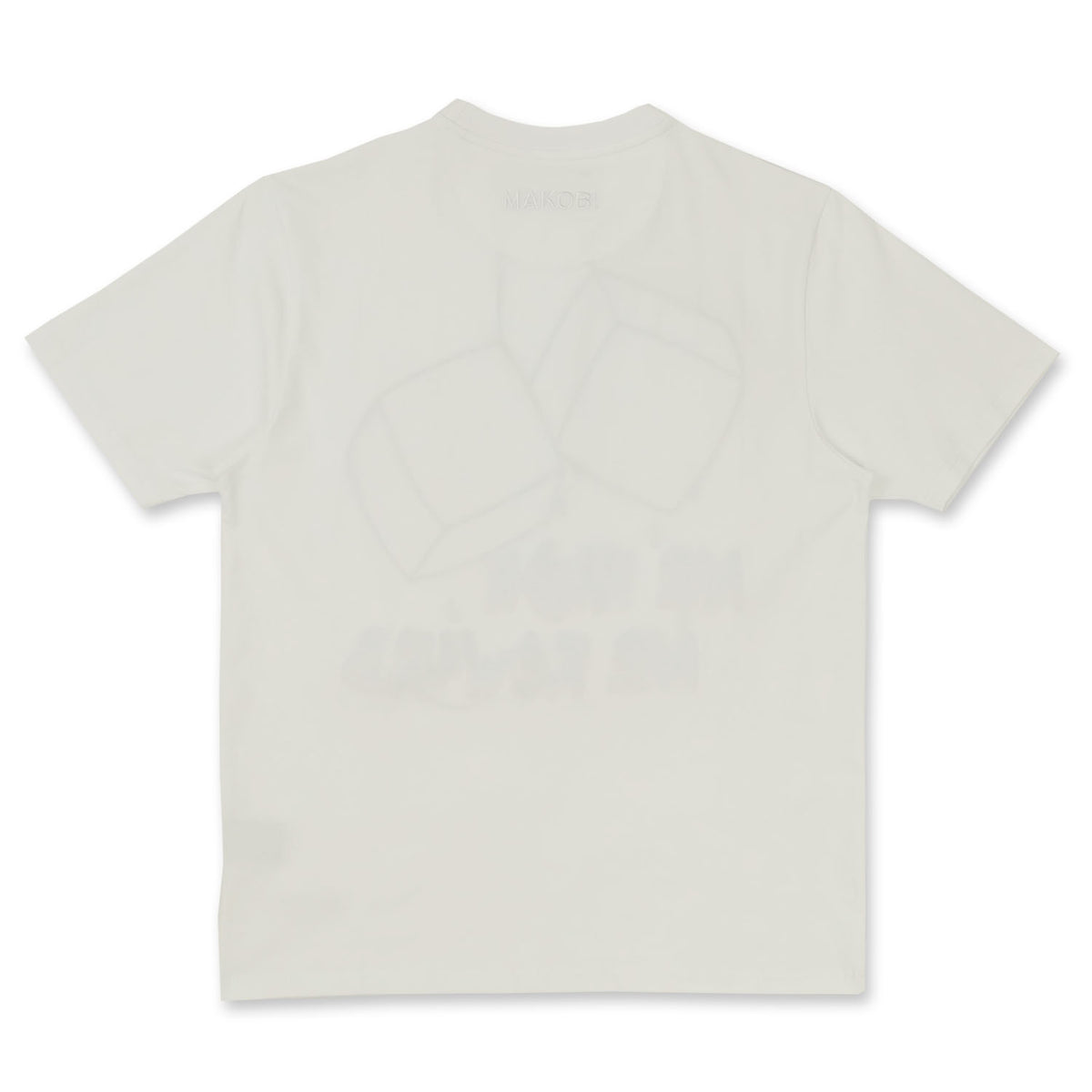 Makobi M264 No Risk No reward Tee- White, view 2