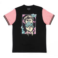 Makobi M267 David Tee in Black/Salmon