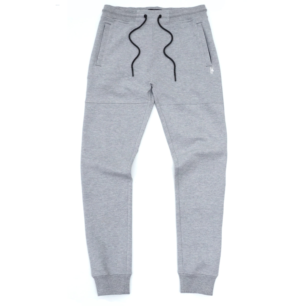 Makobi M3707 Tech Fleece Zip Up Hoody Set in Gray, view 5