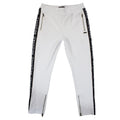M2799 Makobi Royalty Track Pants - White/Black