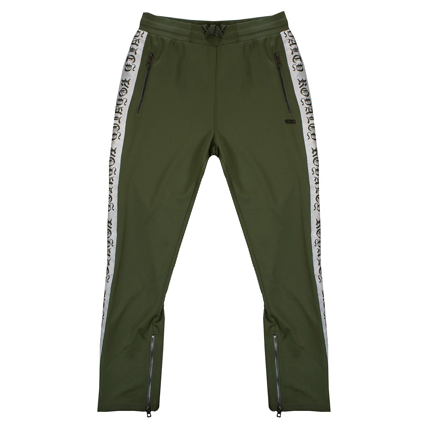 M2799 Makobi Royalty Track Pants - Olive/Natural