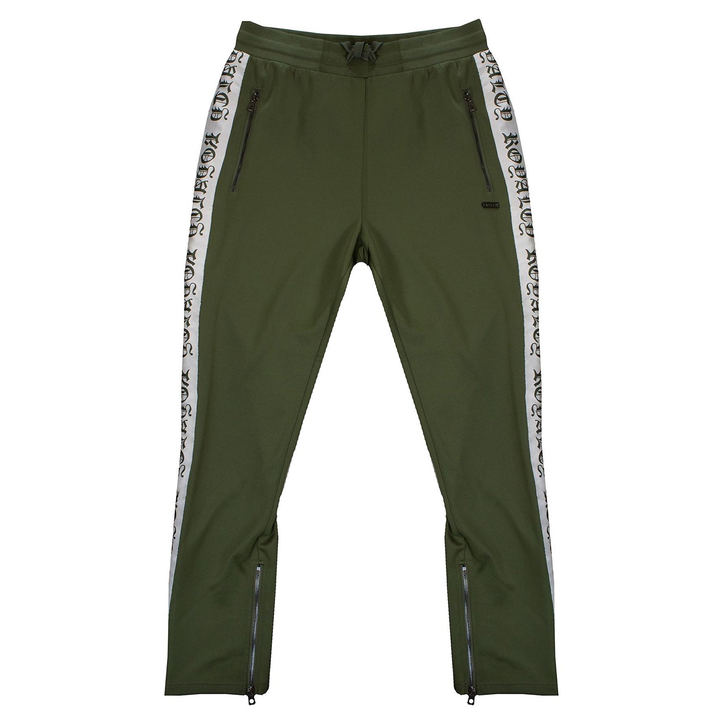 M2799 Makobi Royalty Track Pants - Olive/Natural