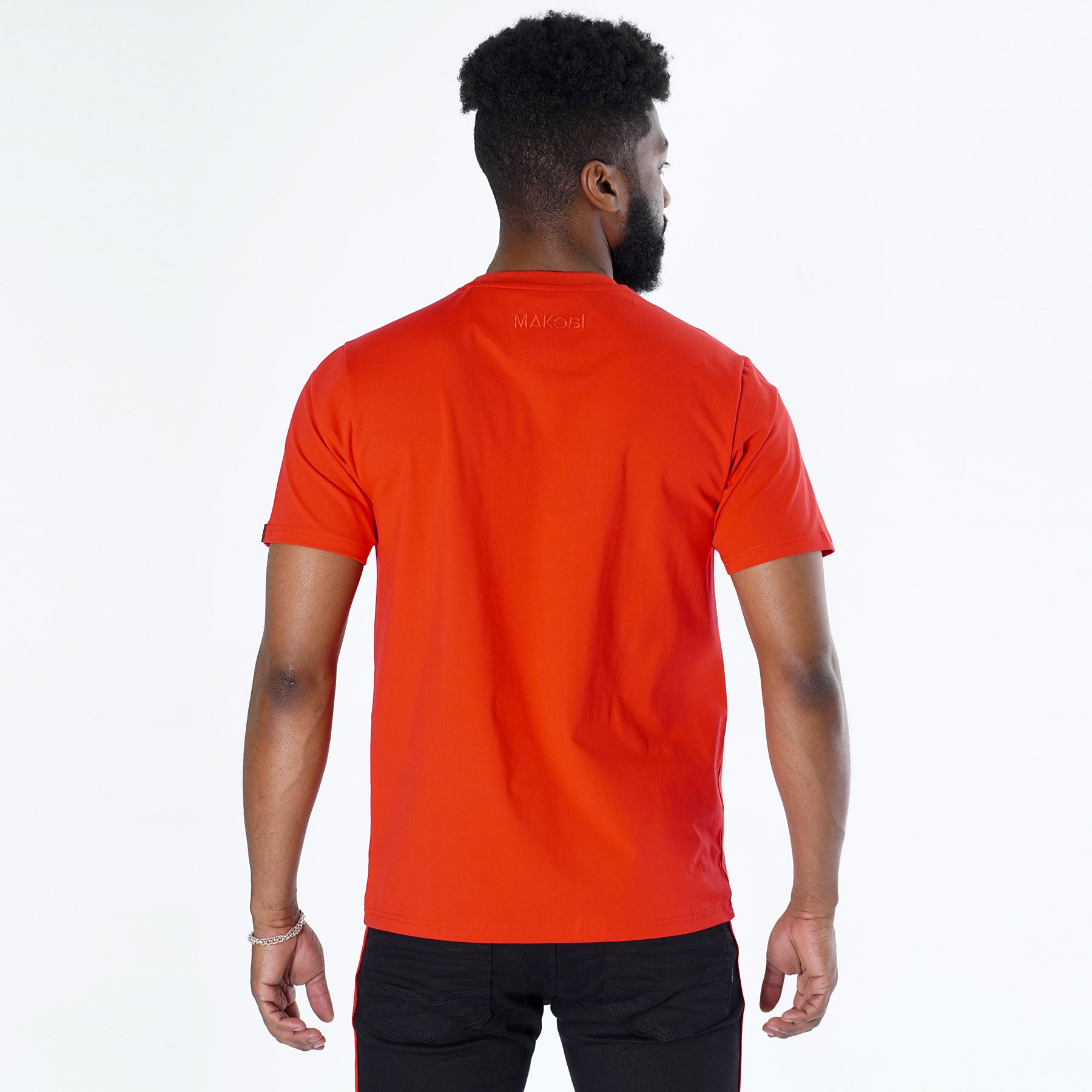 Makobi M293 Frenemies Tee in Red, view 5