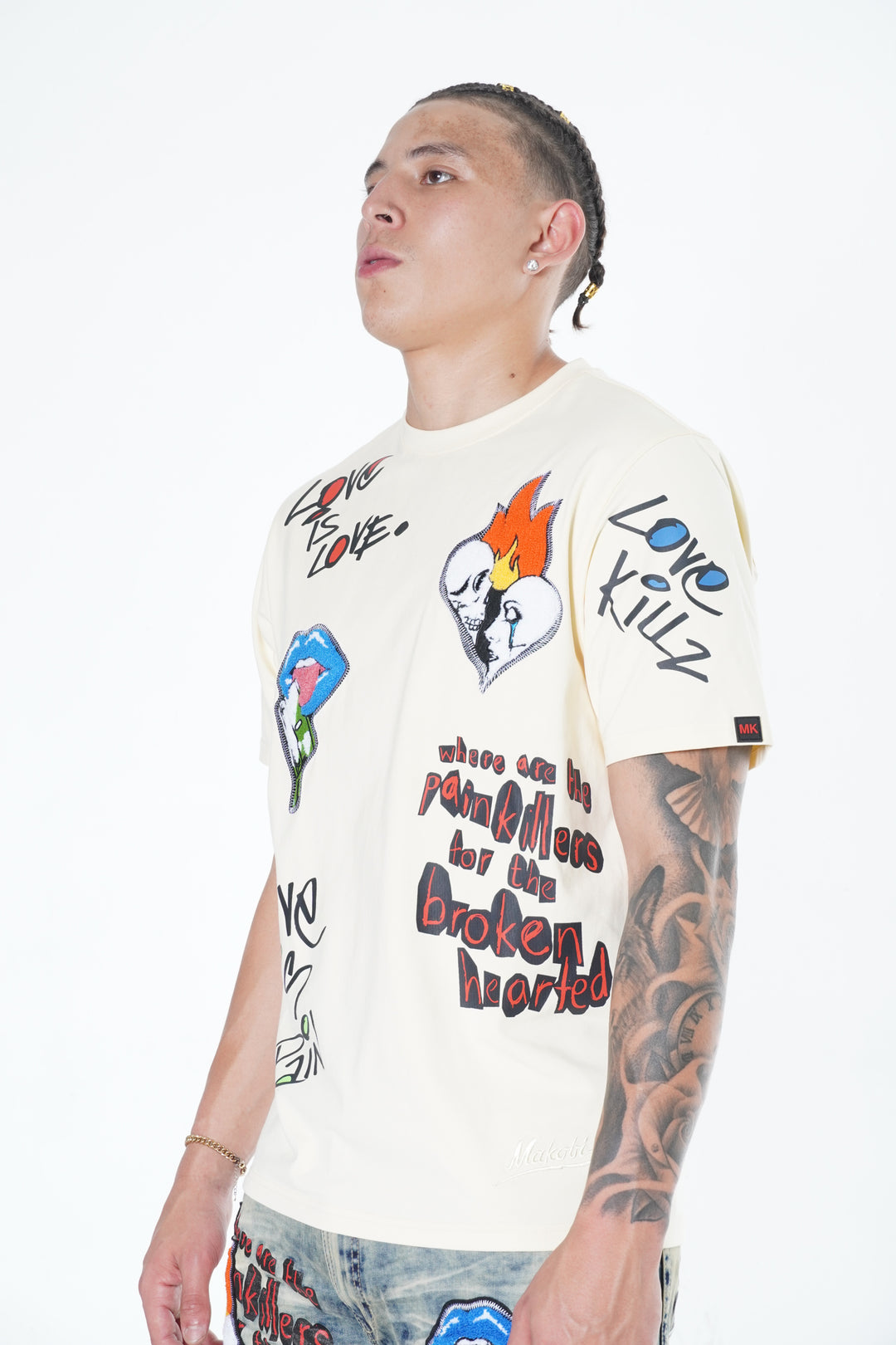 M295 Love Kills Tee - Natural