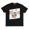 Makobi M304 Tiger In Paradise Tee in Black