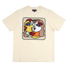 M314 Two Face Abstract Tee - Natural