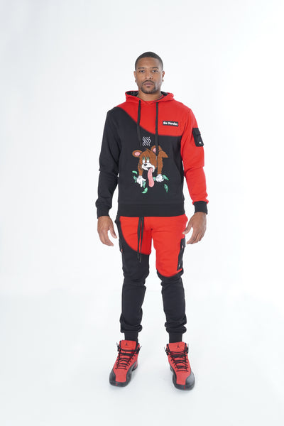 M3510 Go Harder Hoodie - Red