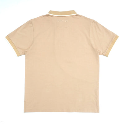 M351 Makobi Color Block Polo Shirt - Khaki