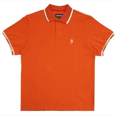 M365 Makobi Essential Polo Shirt - Orange