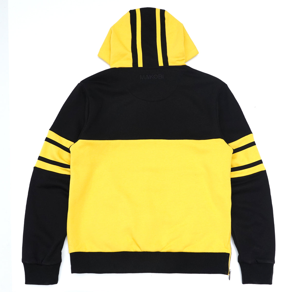 Makobi M3701 Big Mad Hoodie in Black, view 4
