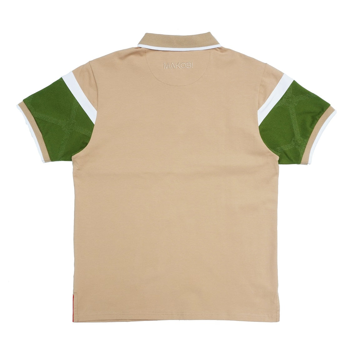 M392 Makobi Monogram Horizon Polo Shirt - Khaki