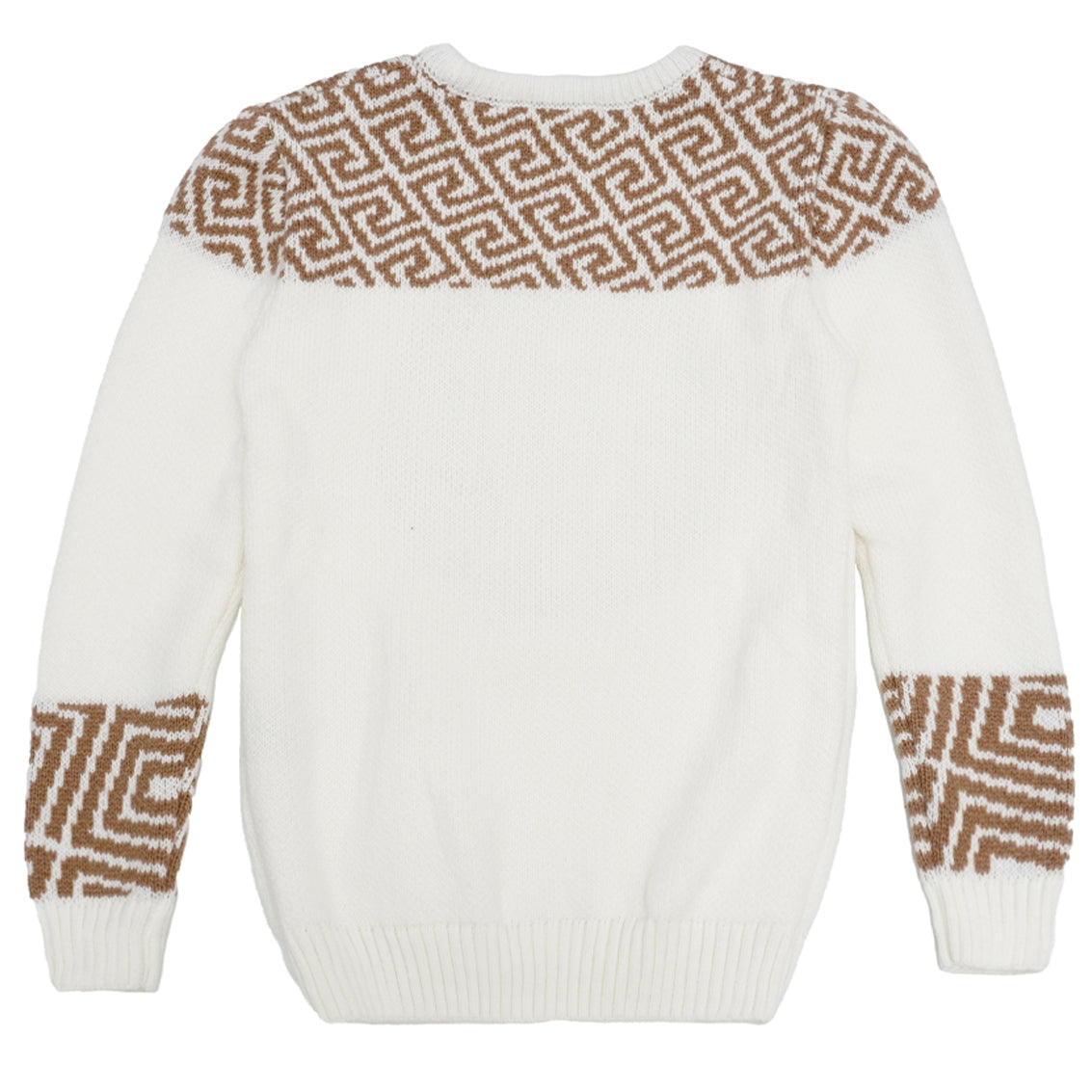 Makobi M4131 Leo Knit Sweater in Natural, view 2