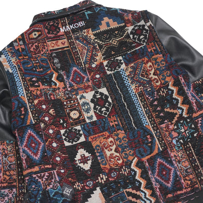 M4349 Gianni Tapestry Jacket - Black