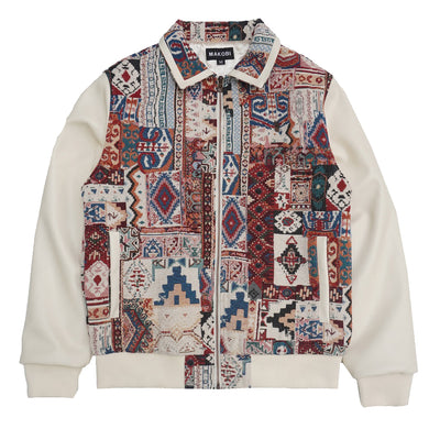M4349 Gianni Tapestry Jacket - Natural