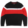 M4392 Makobi Monogram Sweater - Black / Red