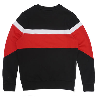 M4392 Makobi Monogram Sweater - Black/Red