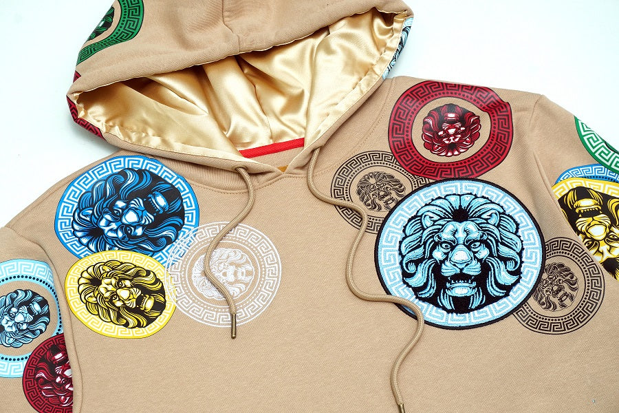 هودی پشمی آریه M4660 - خاکی