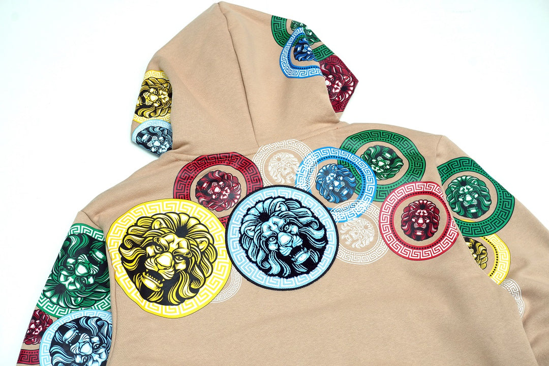 هودی پشمی آریه M4660 - خاکی