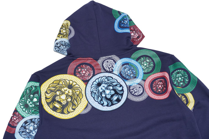 M4660 Aryeh Fleece Hoodie - ọgagun