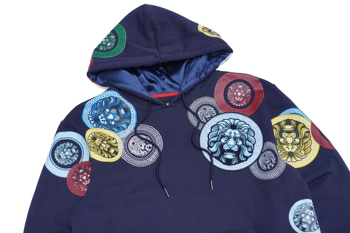 M4660 Aryeh Fleece Hoodie - ọgagun