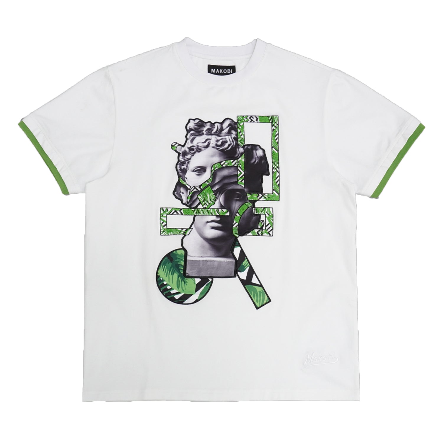 Makobi M545/M645 Makobi David Short Set in White, view 3