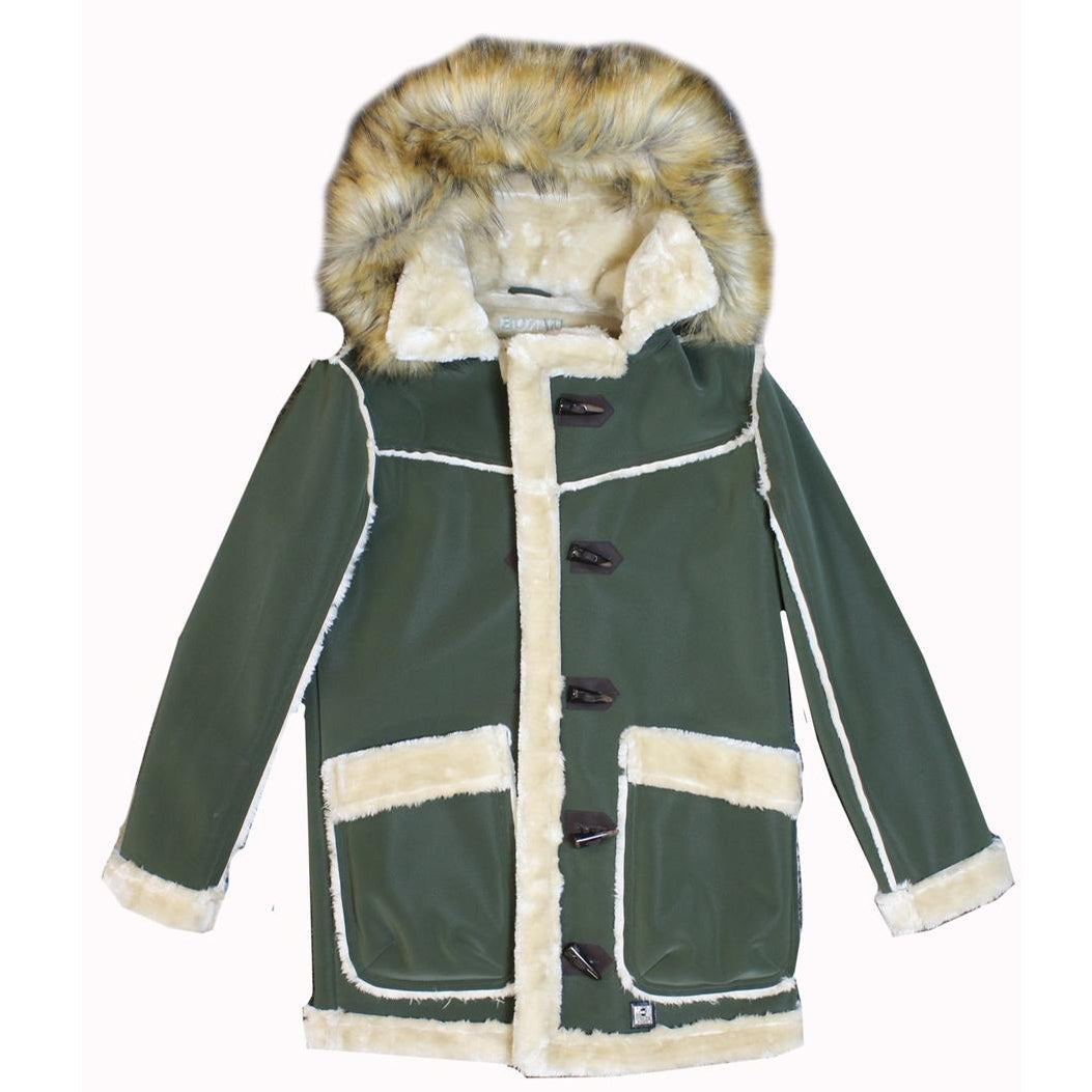 Makobi M7272 Shearling Jacket in Olive