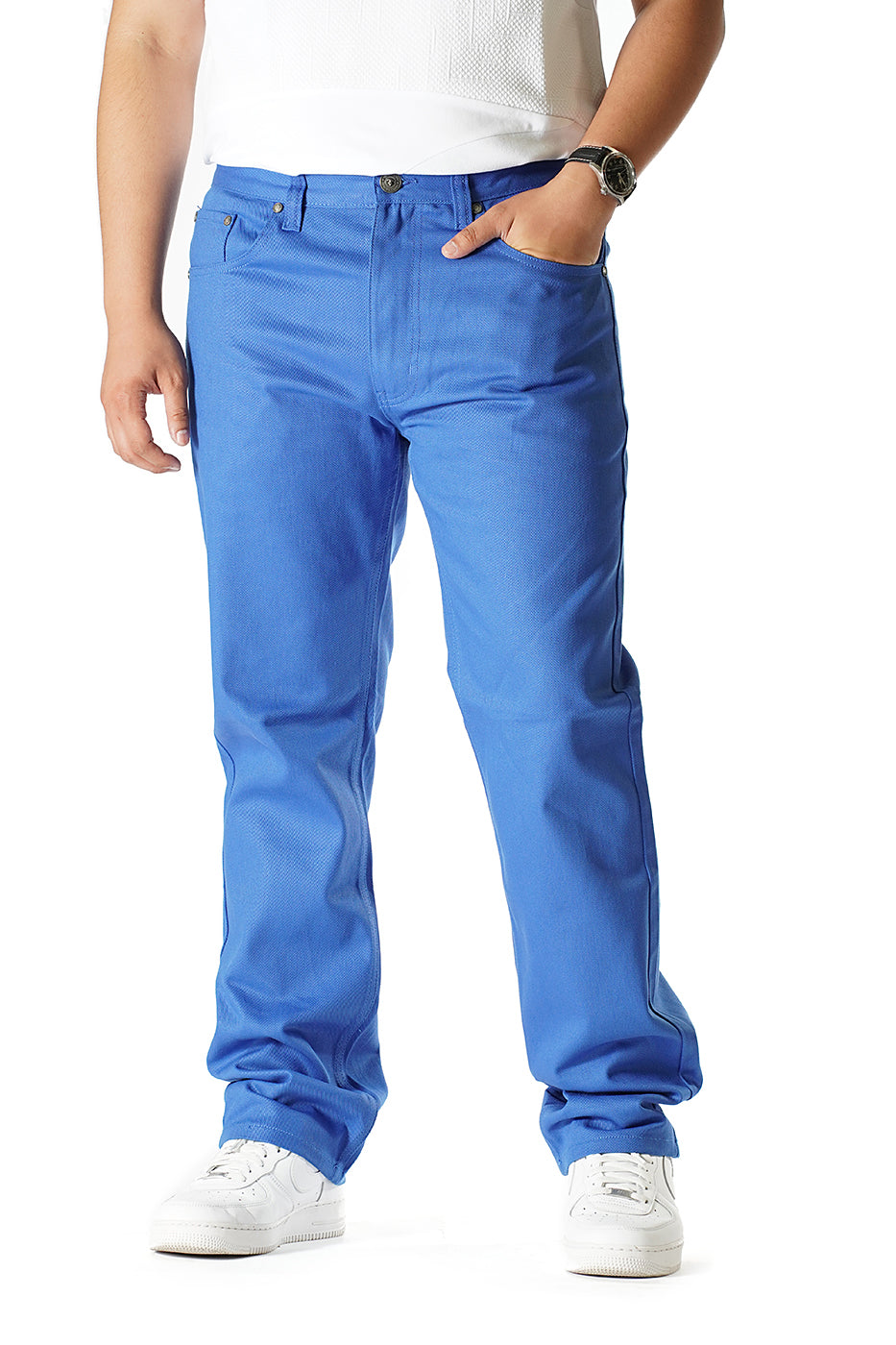 V1761 Veno Twill Denim Jeans - Royal Blue