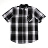 V814 Veno Button-Down Short Sleeves Shirt - Black