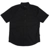 V952 Veno Satin Button-Down Shirt - Black