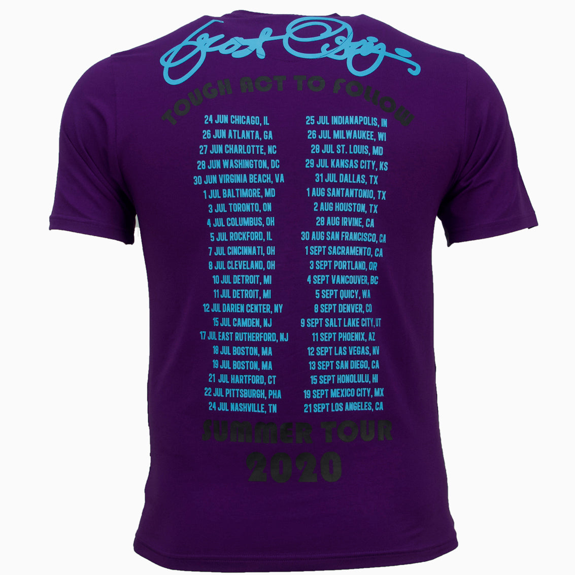 F106 Dear Sins World Tour Tee - Purple