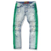 M1938 Paint Stroke Shredded Denim Jeans - Dirt Wash
