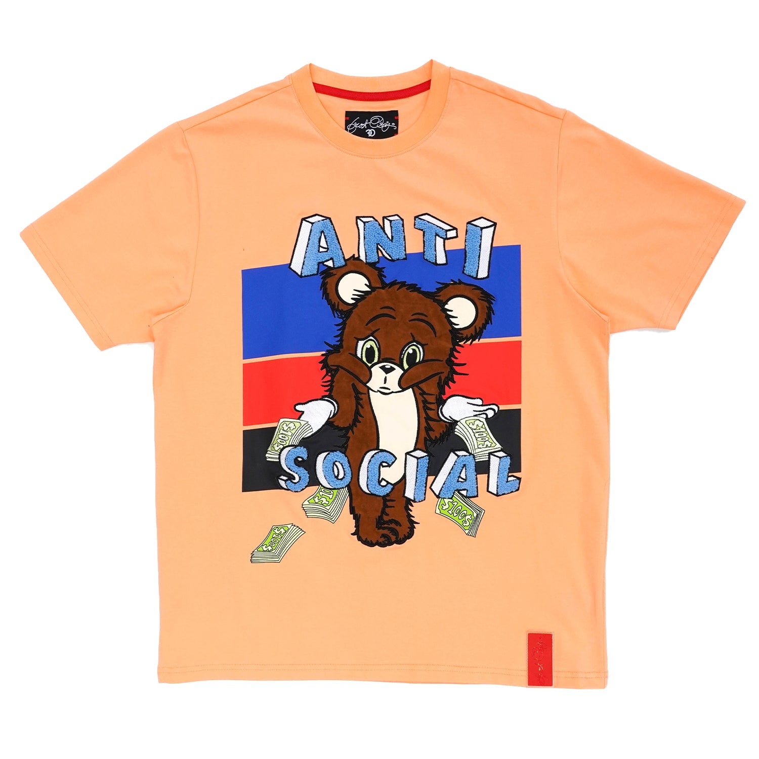 F170 Frost Anti Social Tee - Peach