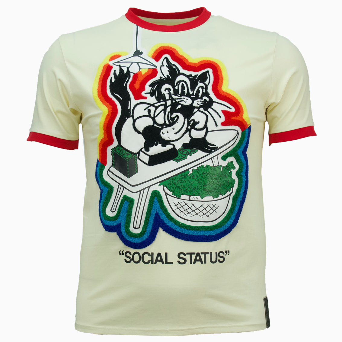 F115 Social Status Tee - Natural